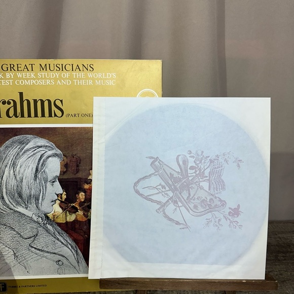 VTG "The Great Musicians: Brahms (Part One)" Book & Vinyl Record Violin Concerto - Picture 7 of 8